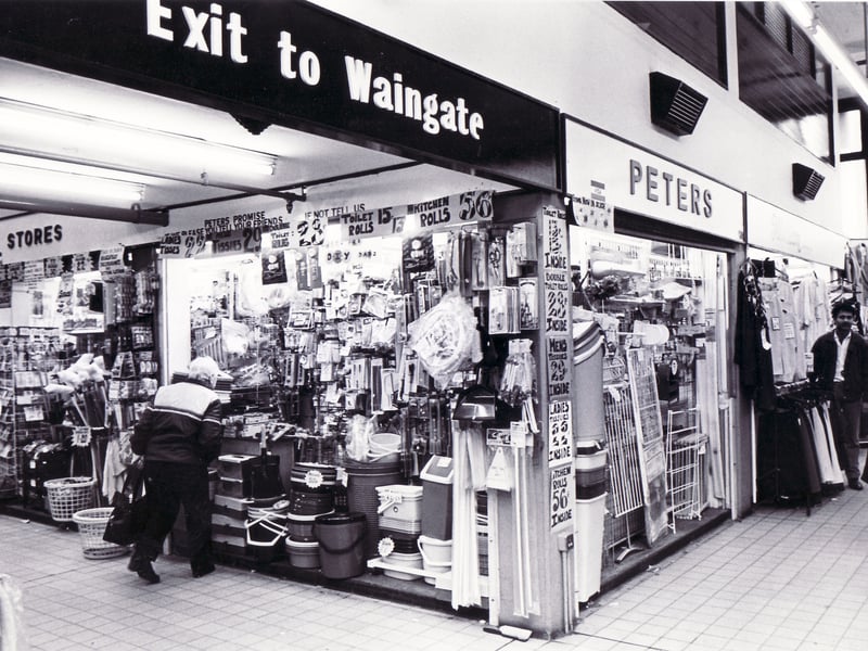 Sheffield's old Castle Market in February 1986