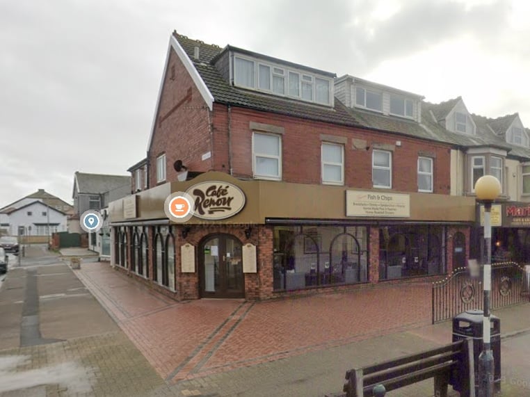 Cafe Renoir, Cleveleys, was awarded a Food Hygiene Rating of 4 (Good) by Wyre on 22nd September 2026.