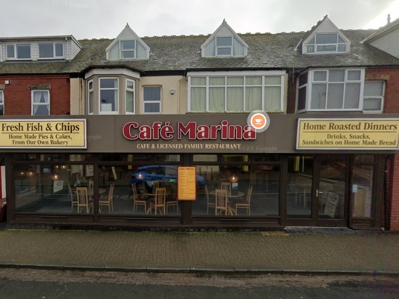 Cafe Marina was awarded a Food Hygiene Rating of 4 (Good) by Wyre on 22nd September 2026.