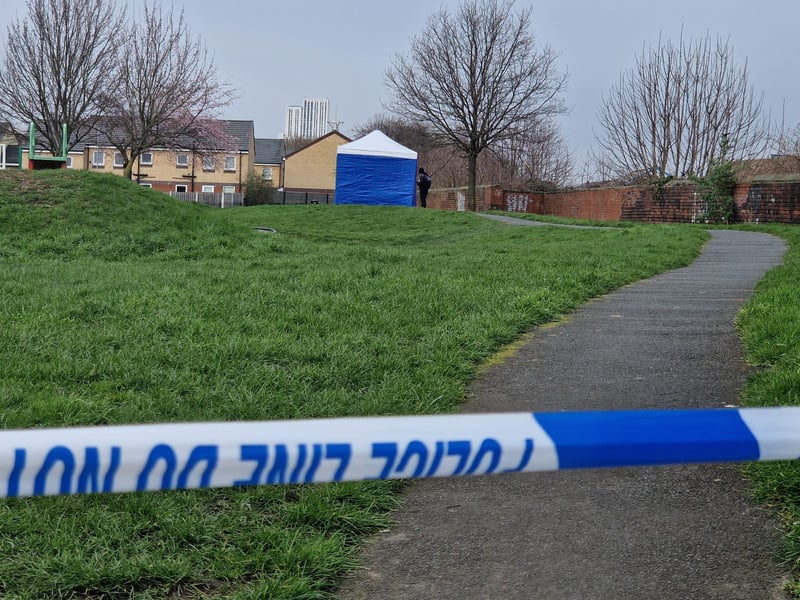East End Park & Richmond Hill had 18 number of possession of weapons reports between August 2025 and July 2026