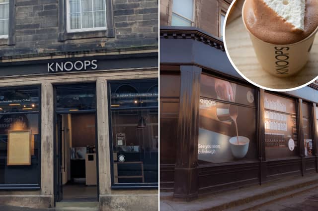 Knoops will be giving away free hot chocolate on Wednesday, October 21.
