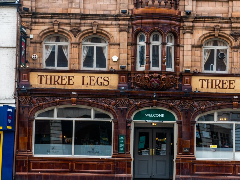 The Three Legs pub in the Headrow, Leeds was a pub that came highly recommended for its character by our readers. In a glowing comment, Chris Sagar said: “Three legs, good atmosphere, free jukebox, DJ comes on, everyone seems chill and are friendly.”