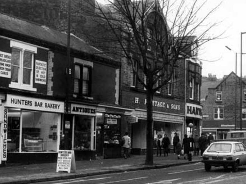 Hunters Bar Bakery, on Ecclesall Road, Sheffield, in 1983