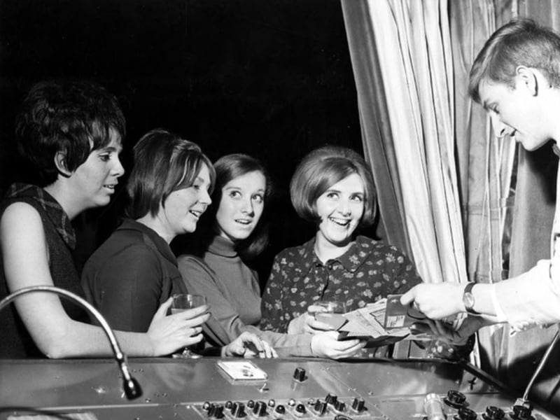 Requests for the DJ at the Penny Farthing Discotheque Club, on Eyre Street, Sheffield, in February 1966