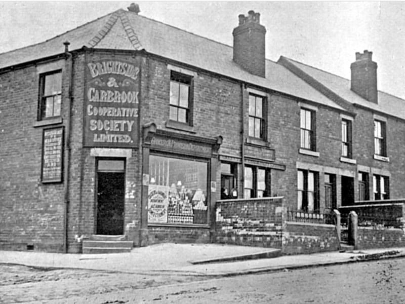 Brightside and Carbrook Co-operative Society shop, Intake, Sheffield, in 1903