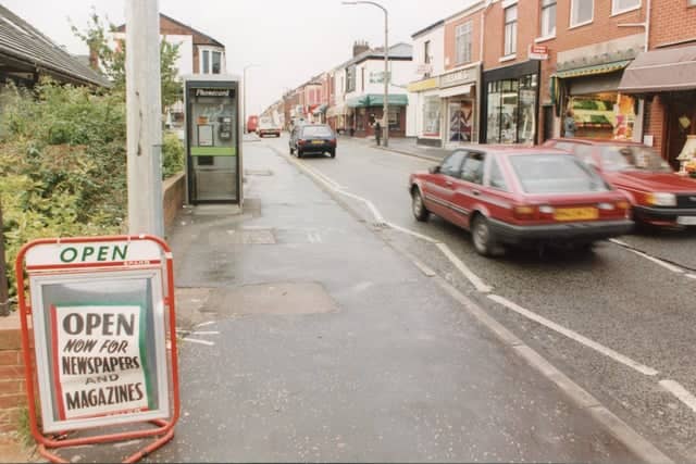 When phoneboxes were still in regular use. This was taken outside the Spar shop on Plungington Road, Preston in 1991. Photo: Paul Edwards