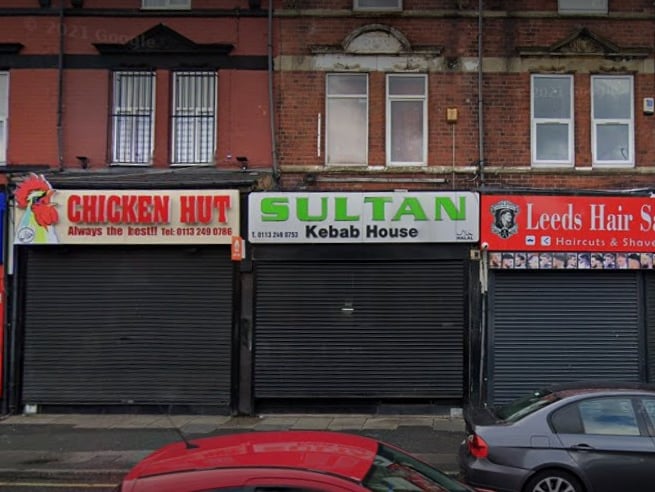 Sultan Kebab House on Roundhay Road, Harehills, was rated 1* on June 17.
