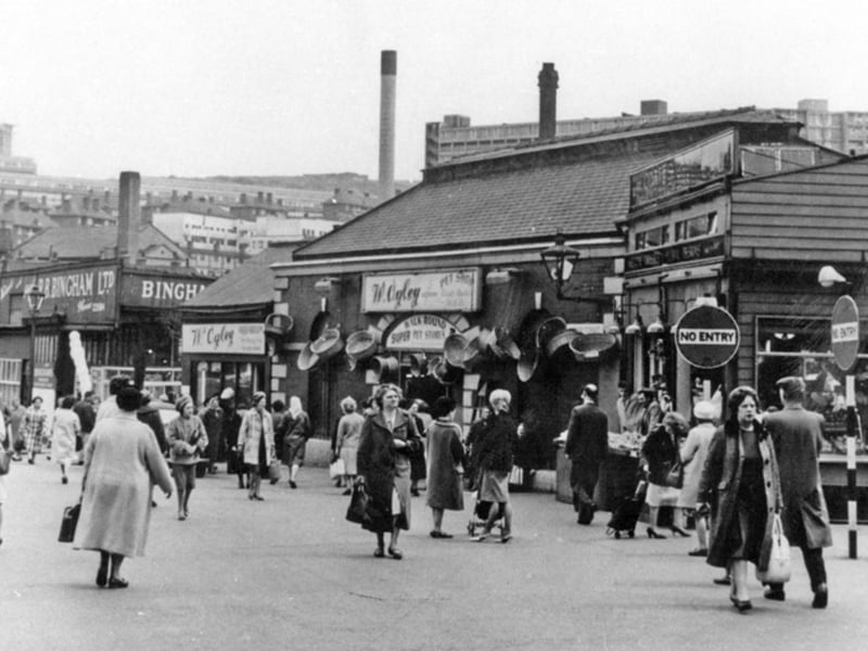 Many people who grew up during that era will recall being taken on shopping trips to Sheaf Market, pictured here in 1964