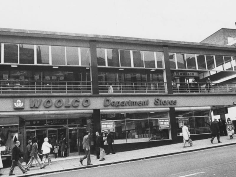 Woolco department store, on Haymarket, Sheffield city centre, in September 1978