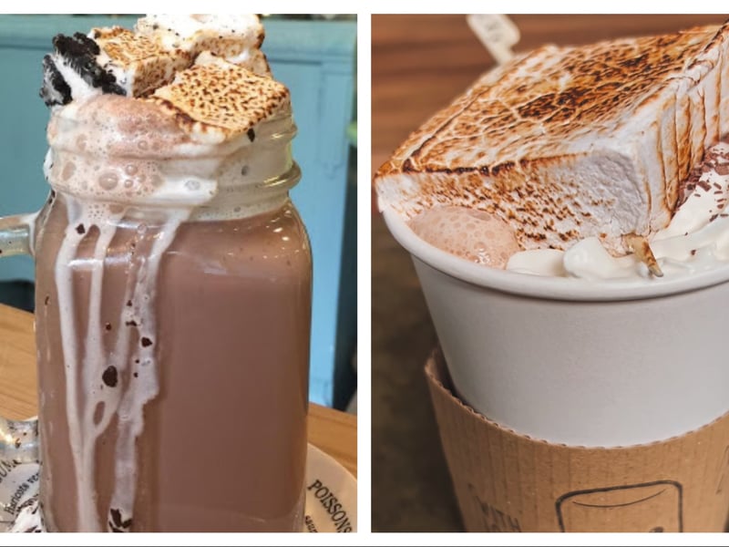 The Marshmallow Lady in Edinburgh is one of the best places in Scotland for hot chocolate.