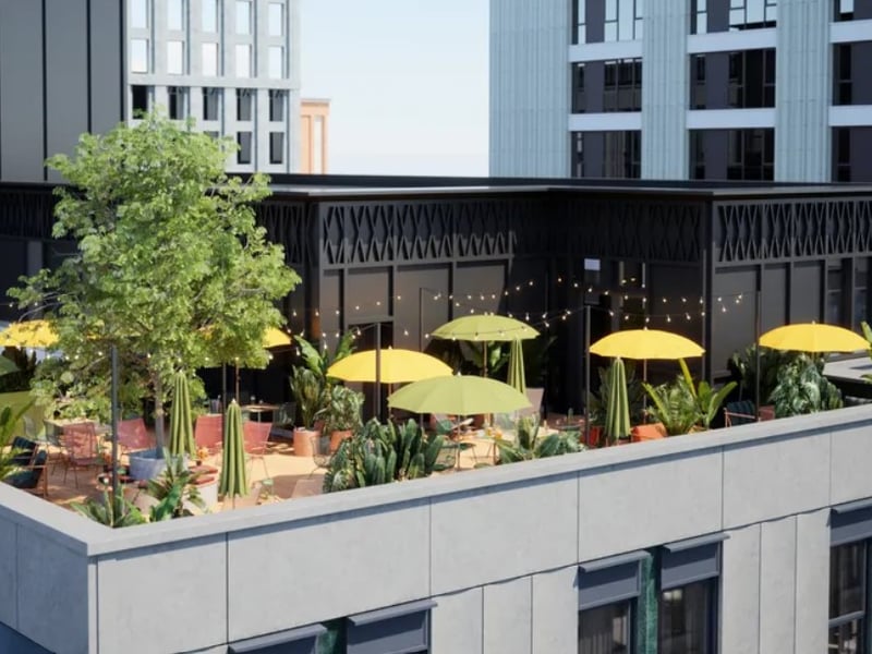 A skyline rooftop party featuring resident DJs, heated outdoor terrace booths, themed cocktail concoctions, and prizes for the best fancy dress. 🎃 The Rooftop Social, East Parade