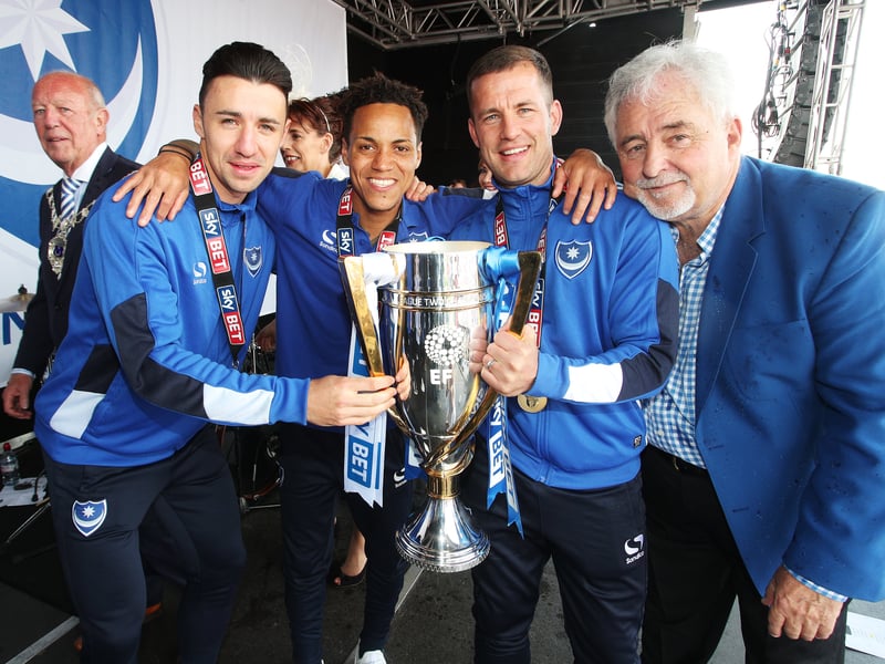 Enda Stevens, Kyle Bennett and Michael Doyle all joined Pompey in the summer on 2015.
