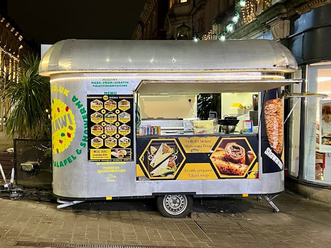 This popular food truck on Albion Street serves Palestinian wraps, including a shawarma wrap meal deal for just £7.50.