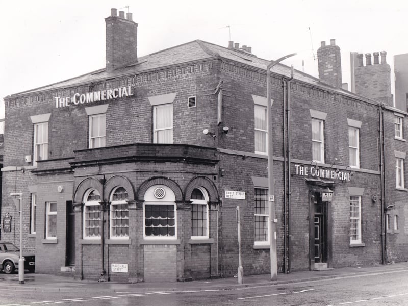 The Commercial on Sweet Street, Holbeck, Leeds, pictured in December 1990. The pub, once owned by Leeds United legend Peter Lorimer, closed in 2018.