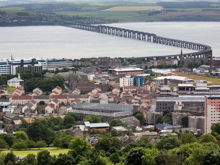 Dundee City is second bottom, with pupils achieving an A-C grade in 70.7 per cent of Higher exams.