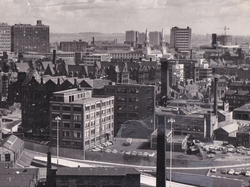 Leeds city centre in 1967