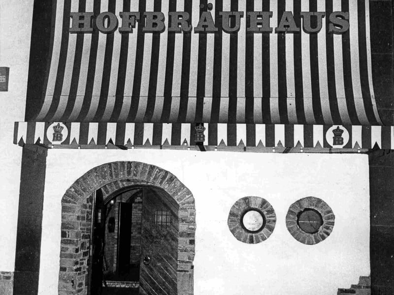 The German-themed Hofbrauhaus bar and nightclub, in Sheffield, in 1977