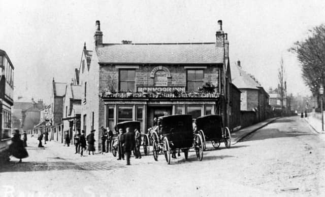 The Ranmoor Inn, at the junction of Fulwood Road and Ranmoor Road, Sheffield, pictured some time between 1851 and 1899