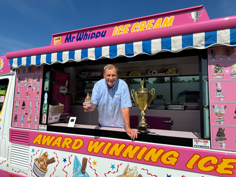 When readers voted for a van, they likely had Ian Smith in mind. Ian has been putting smiles on faces across Leeds for five decades, carrying on a family tradition started by his dad back in 1962. A legendary fixture at Roundhay Park for 25 years, Ian and his family run a fleet, including daughters Stephanie and Leanne.  🍦 City-wide