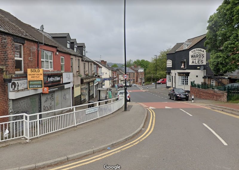 Heeley & Newfield Green was rated at 44.27% in the 2025 Ministry of Housing Communities and Local Government's index of deprivation, the 17th highest figure in Sheffield. Photo: Google