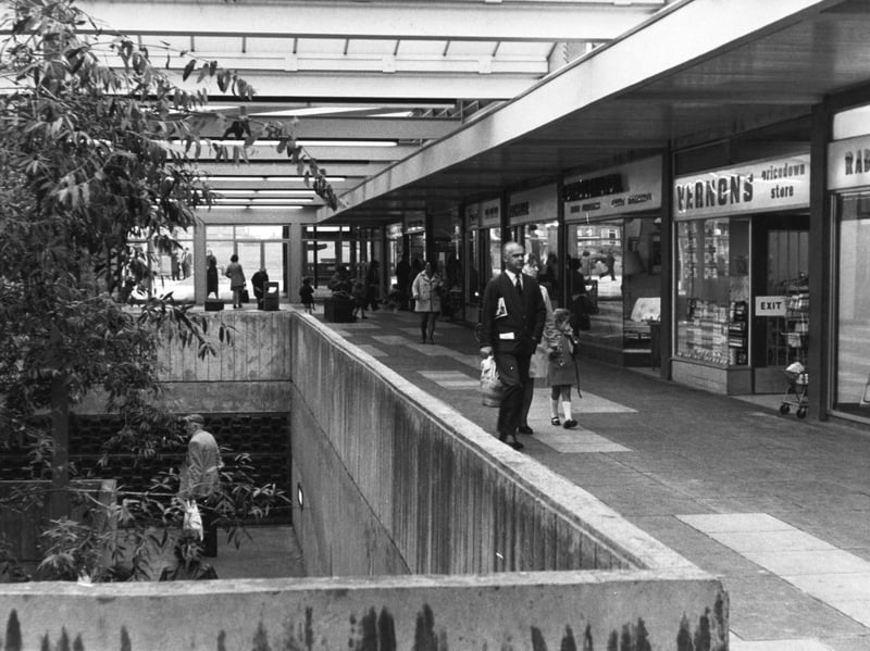 Seacroft Shopping Centre, Leeds, in July 1973