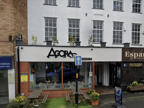 Agora was awarded a Food Hygiene Rating of 5 (Very Good) by Wyre on 24th September 2026.