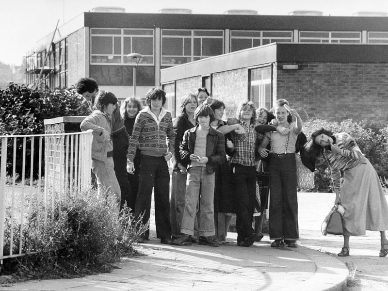 Pupils at Matthew Murray School, Leeds, in September 1978