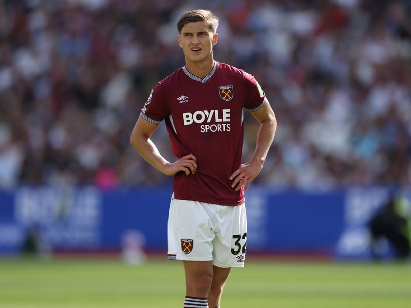 A bitter-sweet season for the impressive midfielder. A significant Premier League breakthrough at West Ham with 22 league appearances, but it ended in relegation to the Championship for the Hammers.