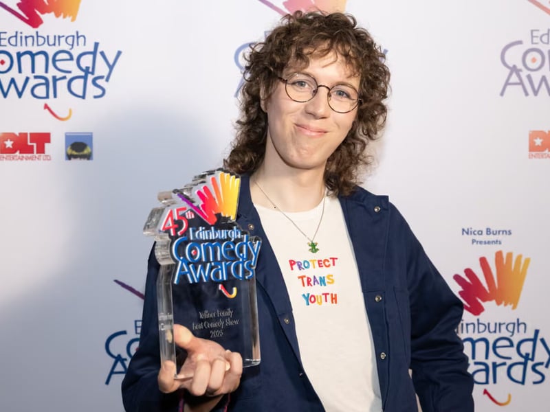 Sam Nicoresti won last year's Edinburgh Comedy Award for Best Show, becoming the first trans comedian to lift the Oscar of comedy. If you didn't get the chance to see 'Baby Doomer' in 2025 there's another chance this year, with performances at the Pleasance Courtyard from August 15-19.