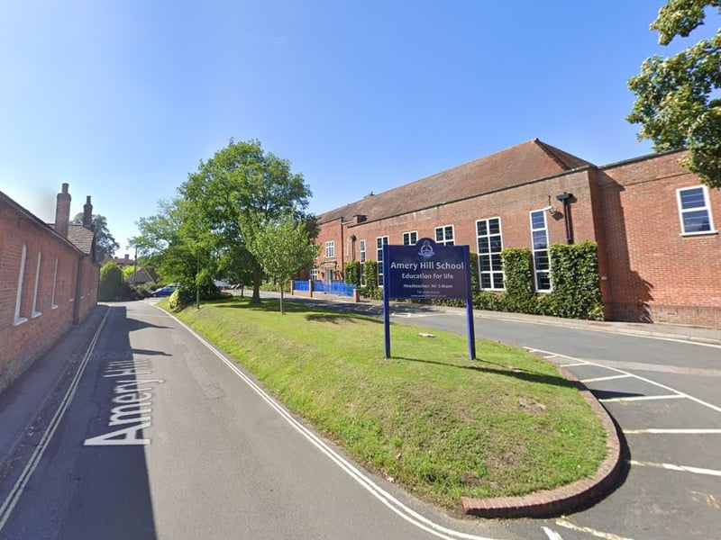 Amery Hill School, Alton, had an unauthorised absence rate of 2.15 per cent in 2024/25.  