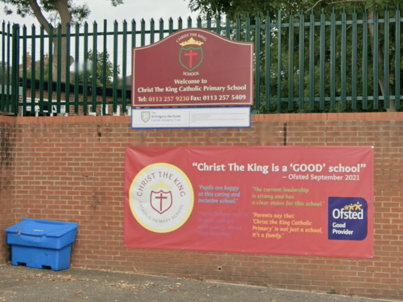 Christ The King Catholic Primary School, located on Kings Approach, Bramley, received a ‘Strong standard’ rating for attendance and behaviour.