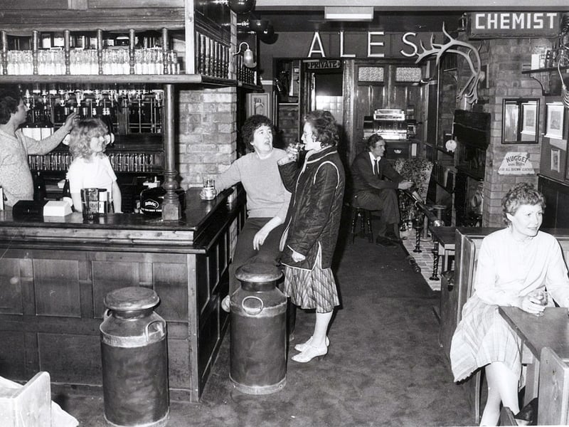 The Bacchus wine bar and nightclub, Doncaster, September 1984