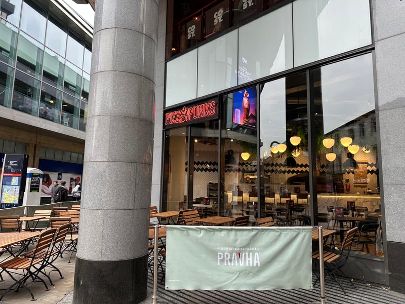 Tim Hahn said Pizza Punks - located on Bond Street, Leeds city centre.