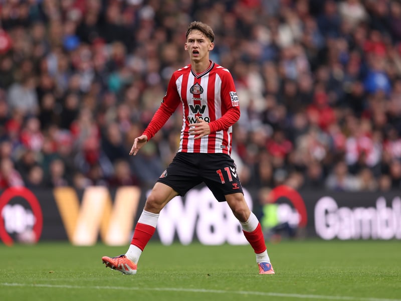 A really excellent finish for the second goal, cutting the ball back across the goalkeeper under heavy pressure. Nearly scored a long-range goal earlier in the half. Very good. 8
