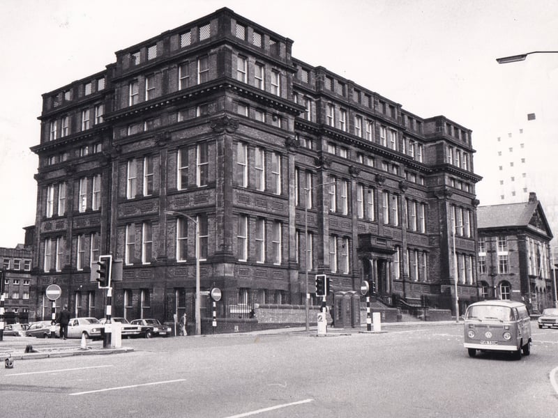City of Leeds High School pictured in April 1975