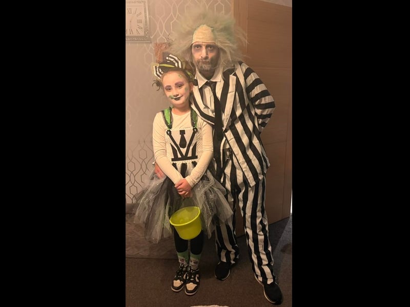 Lauren Whitham shared this Beetlejuice duo ready for a night of trick or treating.