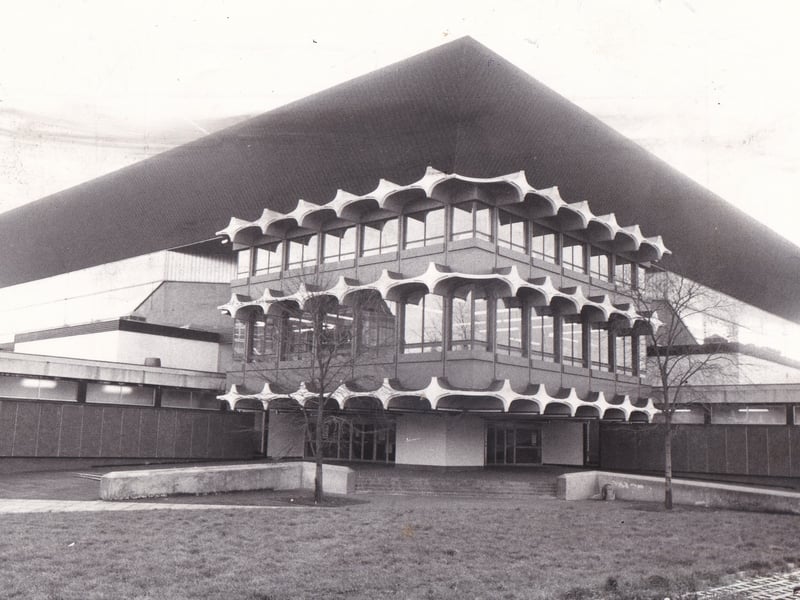 Leeds International Pool pictured in March 1978. The 1960s building closed in 2007 and was demolished two years later.