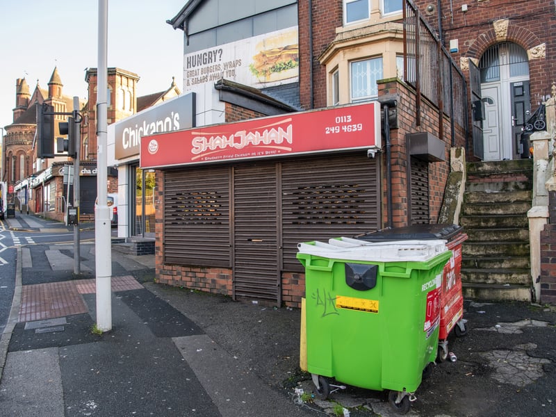 Shahjahan Take-Away in Roundhay Road, Harehills, was rated 1* on August 7, 2025. Inspectors found that major improvement was necessary for its management of food safety, while improvement was necessary for cleanliness and condition of facilities and building and hygienic food handling.