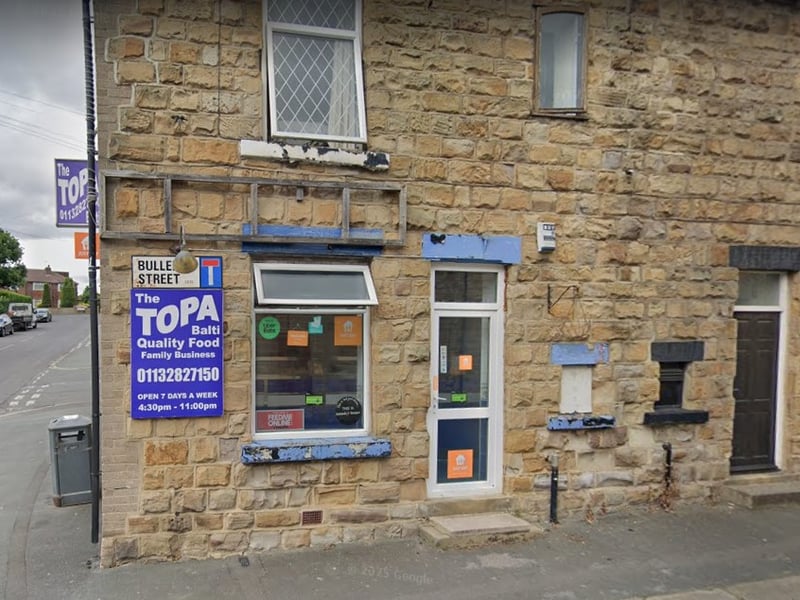 The Topa Balti/Wings And Shakes in Kitchener Street, Woodlesford, was rated 2* on August 1, 2025. Inspectors found that improvement was necessary for its hygienic food handling and cleanliness and condition of facilities and building. Its management of food safety was found generally satisfactory.