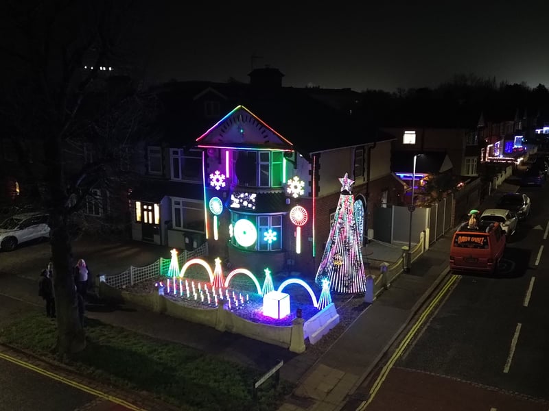 The Semmens Family Show is lighting up Highbury Grove, in Portsmouth, for its Halloweenn display. 