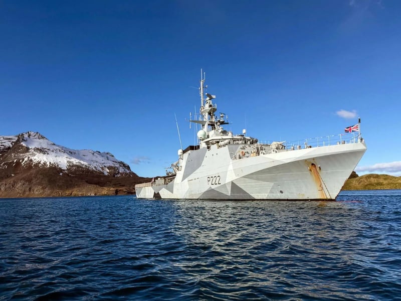The River-class offshore patrol vessel is currently alongside the UK.