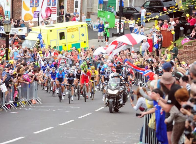 The Tour de France in Sheffield in 2014