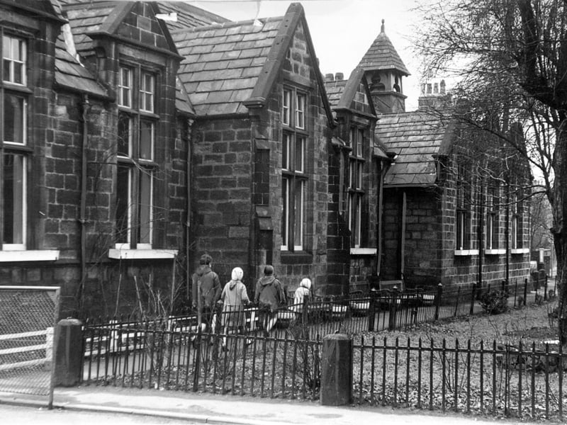 Children at Headingley Village School, one of the oldest in Leeds, in March 1970