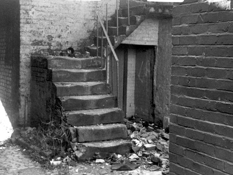 New Cock Yard, Preston, around 1960 from Allan Fazackerley