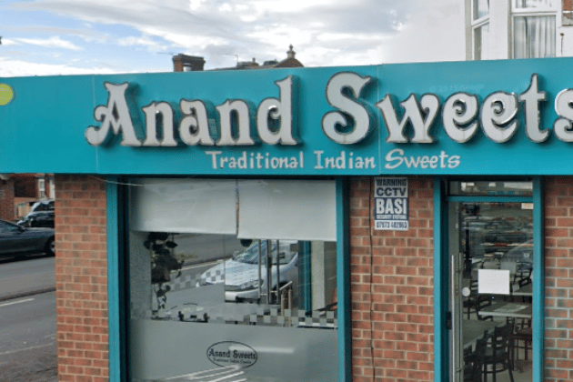 Anand Sweets on 109 Harehills Road, Harehills, was rated on April 14.