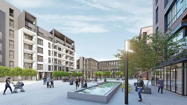 An artist's impression of the proposed development.