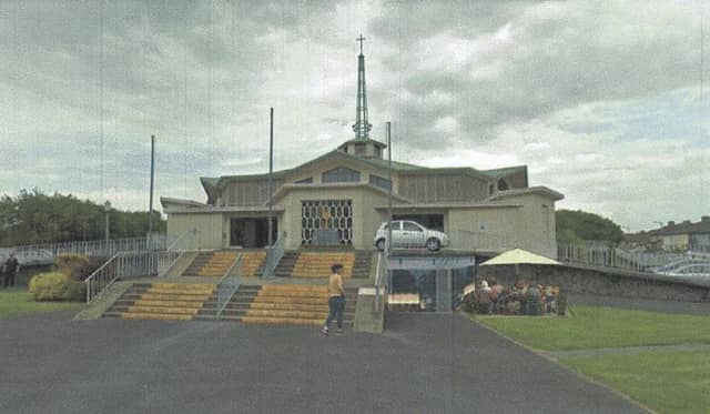 An artist's impression of the cafe in the proposed centre.