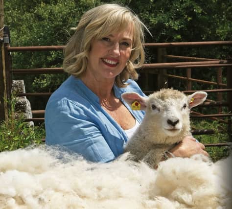 Blatnaid Gallagher...one of the founders of the Galway Wool Co-Op. Photo: David Ruffles