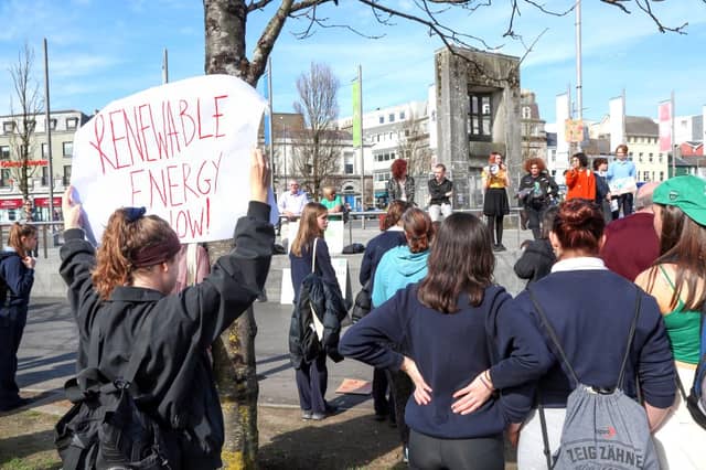The Fridays for Future campaign climate protest last Friday as part of the movement of student-led protests against the lack of sufficient climate action by government.
