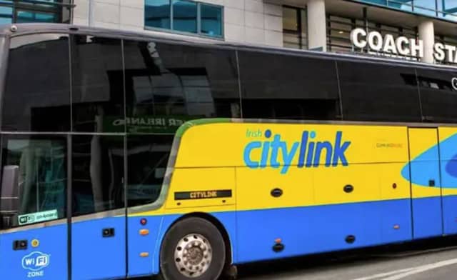 Citylink bus at Galway Coach Station